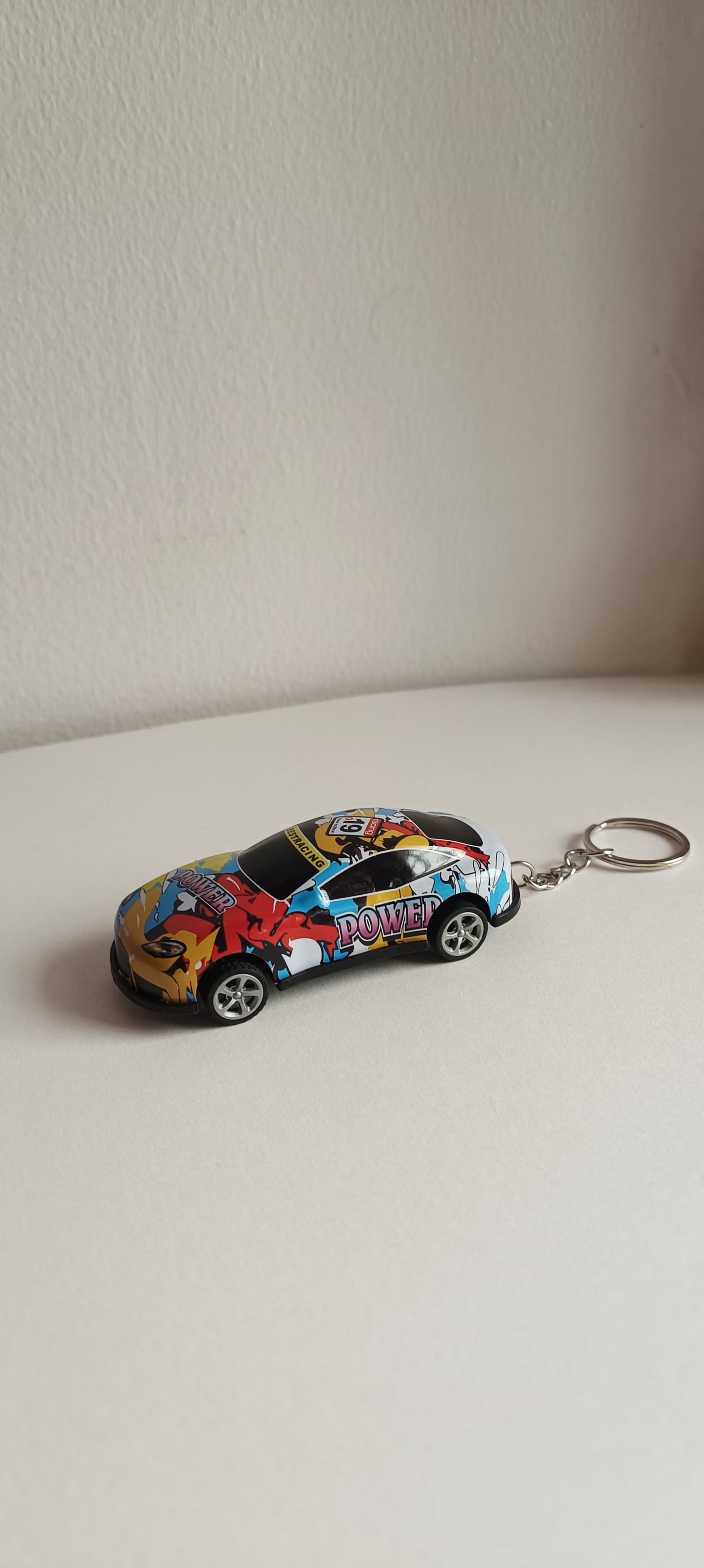 Pull Back Car Keychain