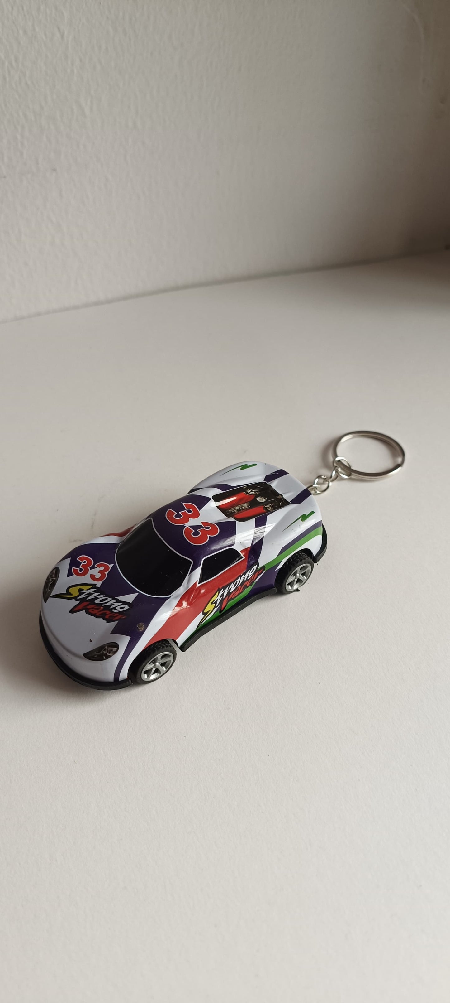 Pull Back Car Keychain