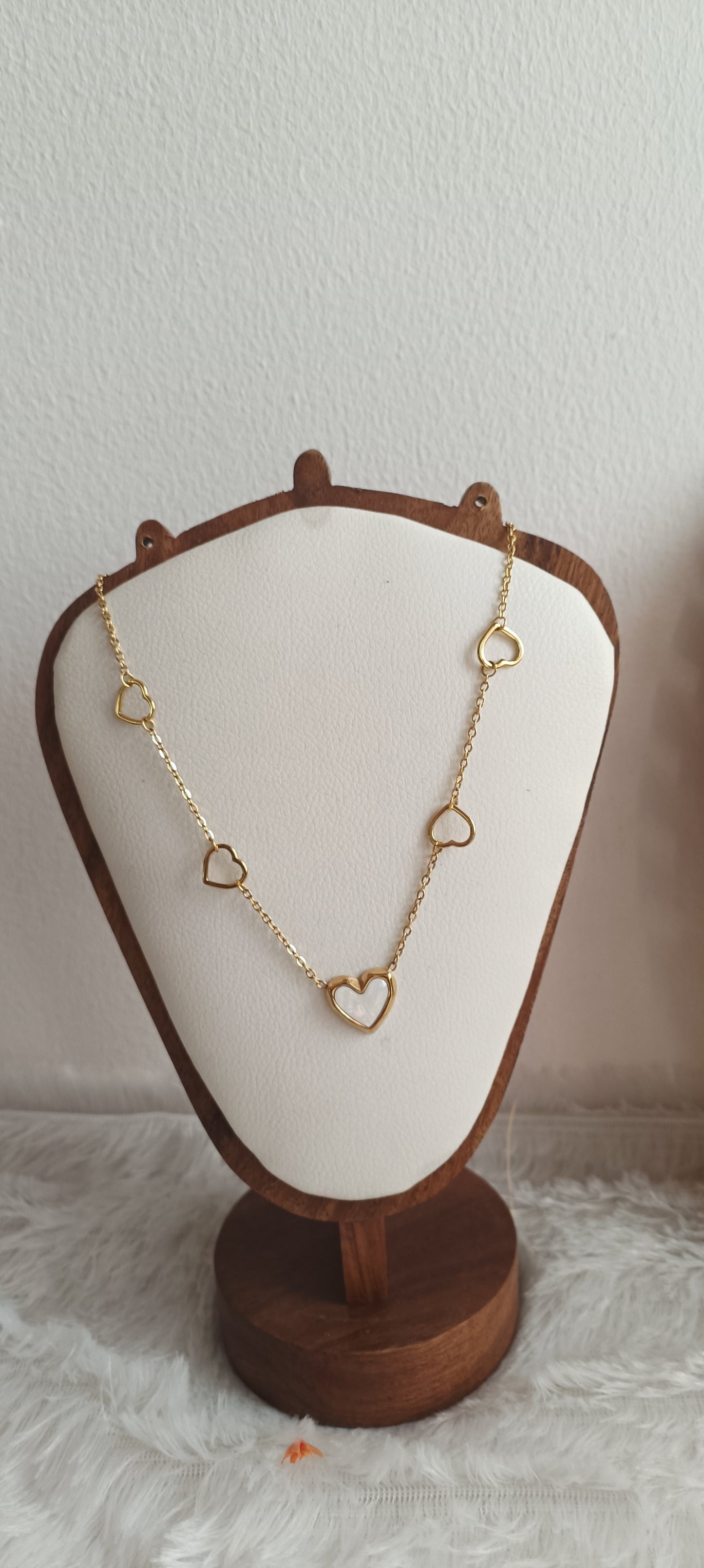 Anti Tarnish Heart Necklace