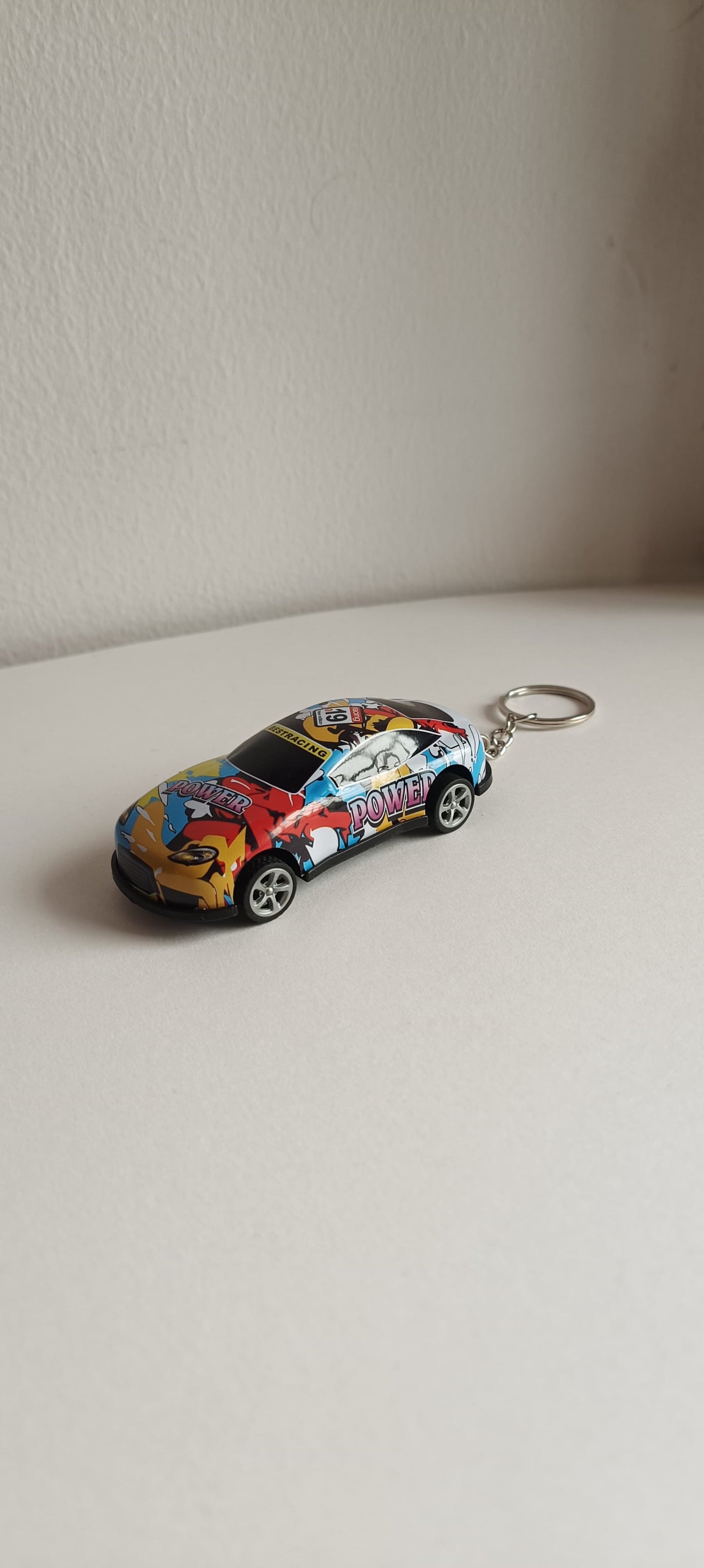 Pull Back Car Keychain