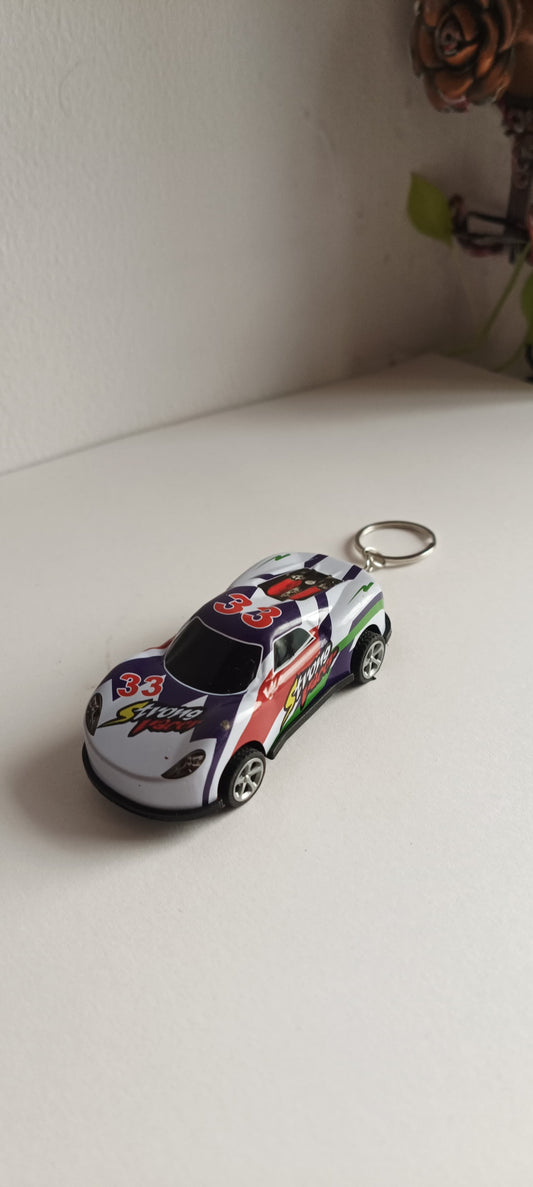 Pull Back Car Keychain