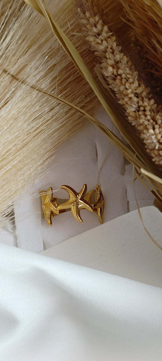 Star Fish Antitarnish Ring