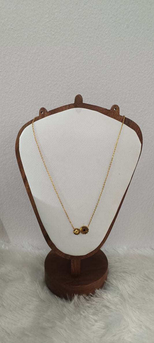 Anti Tarnish Floral Necklace