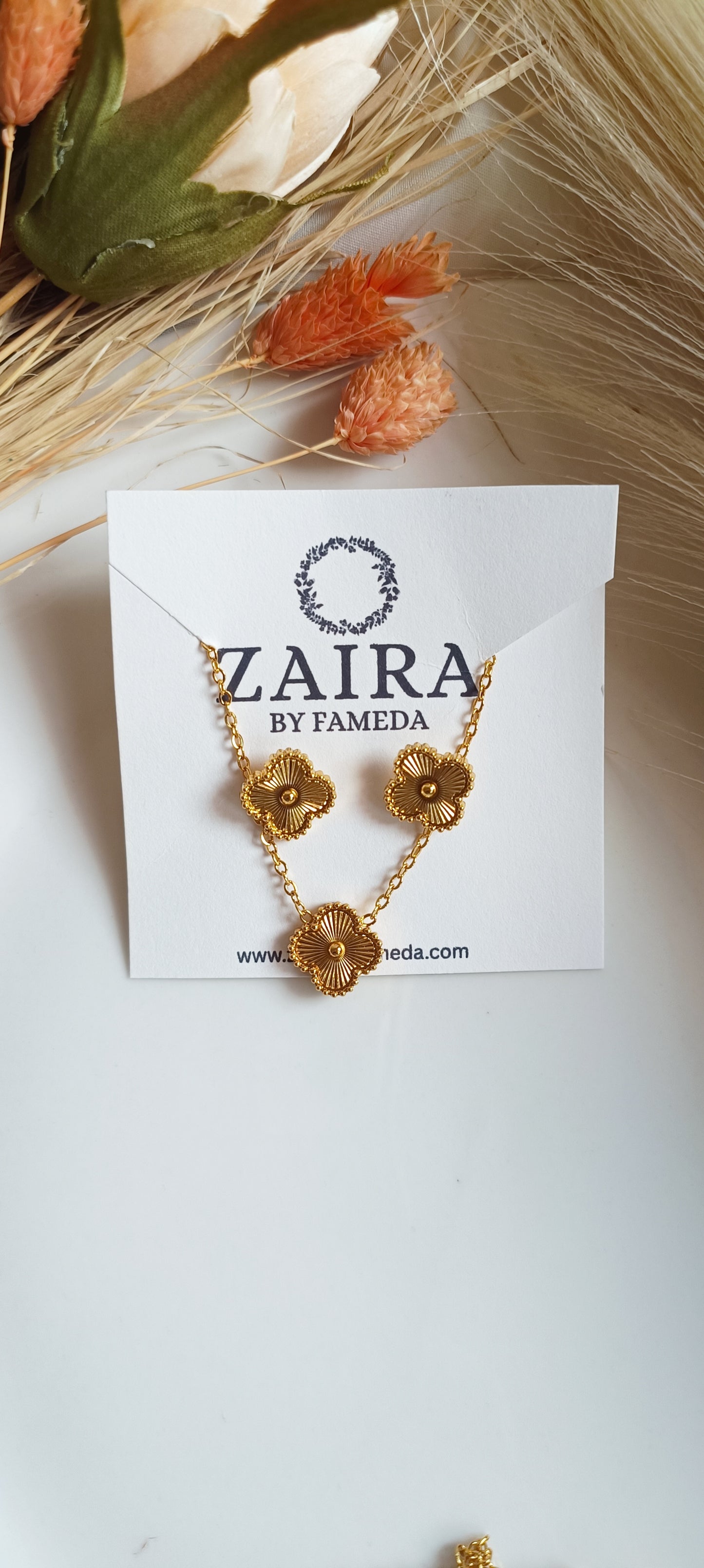 Clove Pendant & Earing